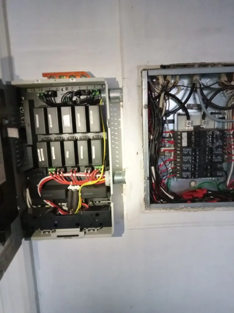 Electrical panel upgrade completed for Security Camera Wiring in Torrington